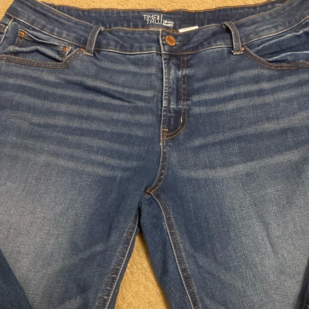 Time and Tru petite jeans size 18, med wash